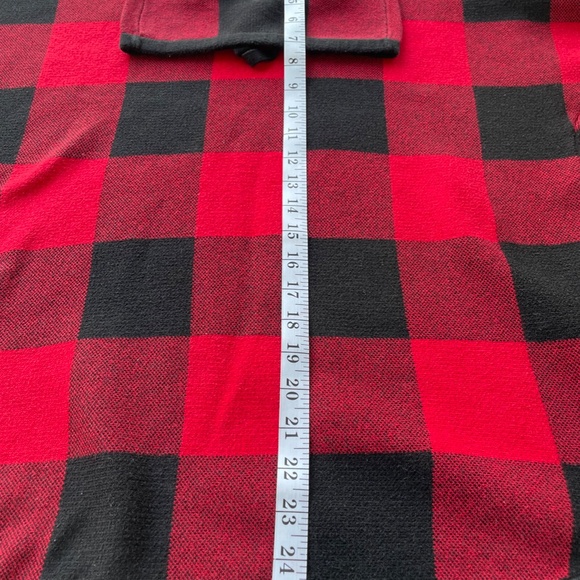 Cowl neck Plaid Sweater Size L - Picture 5 of 7